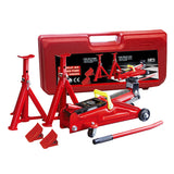 Automotive Kit : 2 Ton Trolley Jack, Jack Stands and Wheel Chocks