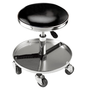 Mechanics Chrome Work Seat – Round