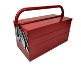 64 Piece 5 Tray Mechanical Tool Set in a Steel Toolbox