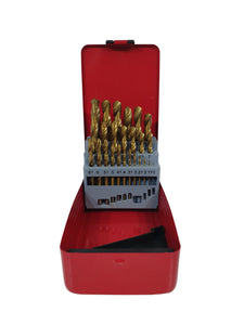 Eurotool 25 Piece Titanium Drill Bit Set