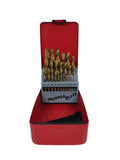 Eurotool 25 Piece Titanium Drill Bit Set