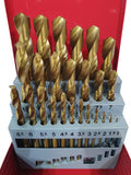 Eurotool 25 Piece Titanium Drill Bit Set