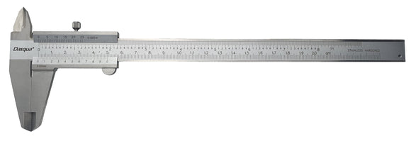 Dasqua 200mm Stainless Steel Vernier – Metric and Imperial